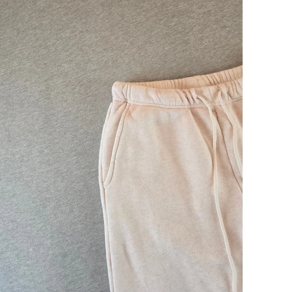 Elwood Core Sweatpants Mens S Pink Heathered Organic Cotton Straight Leg CP00002